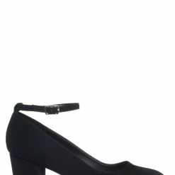 CityClassified New Ryan Block Heel Ankle Strap Pump - Women Comfort Foam Padded Shoes