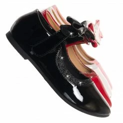 Lucky Top Hilton1K Children Flat Mary Jane, Girl Kids Cute Glitter Shoes New