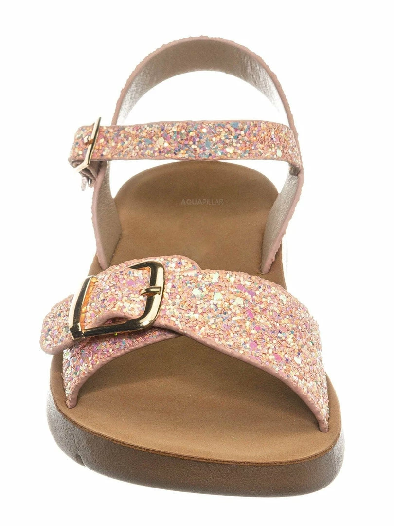 Forever Link Reform29k Girl Children Comfort Flat Sandal - Kids Size Open Toe Shoe