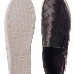 La Shailah Design33 Woven Platform Slip On Sneaker - Women Slide In Athletic Loafer New