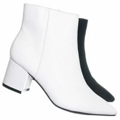 Bamboo Rapid01 Pointed Toe Block Heel Dress Bootie - Women Chunky Heel Ankle Boots