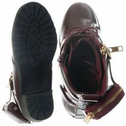 Forever Link New Access39K Childrens Utility Pouch Combat Boots - Girls Shoes