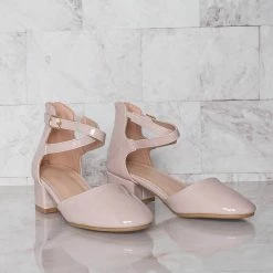 Lucky Top Gallery76K Girls Dress High Heel DOrsay Pump, Kids Size Strappy Formal Shoes New