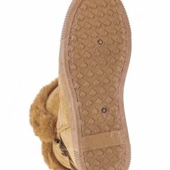 Bamboo Cozette03 Foldable Winter Faux Fur Slipper Bootie - Fold Shearling Snow Shoe New