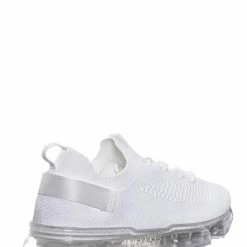 Forever Link Flow19 Stretch Elastic Mesh Sneaker - Festival Lace Up Rubber Air Bubble Cushion