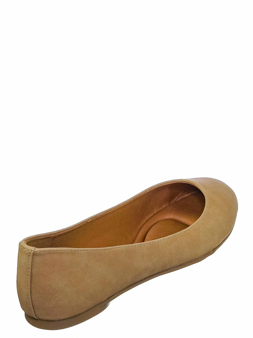 Soda Kreme Foam Padded Round Toe Ballet Flat - Womens Ballerina Loafer Shoes New