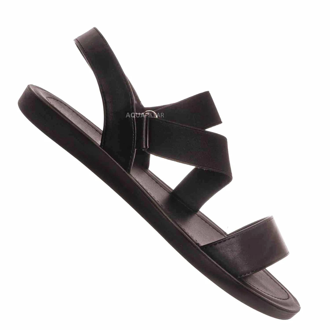 Soda Quant Sporty Elastic Flat Sandal, Women Summer Shoe New