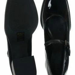 Soda Lance Block Heel Mary Jane Pump - Women Ankle Strap Dress Shoes New