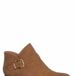 Aquapillar Gary10 Low Block Heel Ankle Bootie, Women Country Dress Boots New