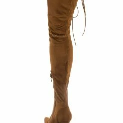 Forever Link New Ariana38 Corset Lace Up Thigh High Boots - Women High Heel Shoes