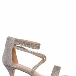 Delicacy Excited104 Women Rhinestone Crystal Glitter Dress Sandal