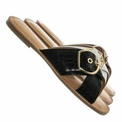 Soda Oregan Vintage Croco Slide In Slipper - Women Slipper Cross Strap Sandal New