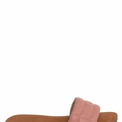 Soda Kane Comfortable Foam Padded Quilted Slide Sandal New