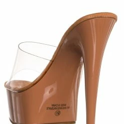 Liliana Mafia4 Clear Perspex High Heel Platform - Women Dance Shoes