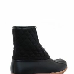 Top Moda Leo2 Waterproof Lace Up Boots - Quilted Felt Lining Ankle Height Bootie