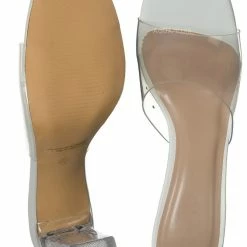 Bonnibel New Shia4 Acrylic Glass Slipper - Women's High Heel Lucite Sandal