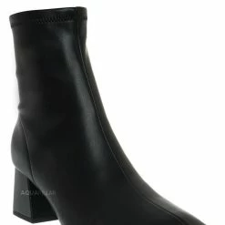 Bamboo Adena Soft Ankle Bootie On Chunk Heel - Women Dress Boots New