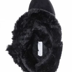 Bamboo Cozette03 Foldable Winter Faux Fur Slipper Bootie - Fold Shearling Snow Shoe New