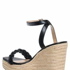 Delicious Michela Espadrille Platform Wedge Braided Sandal, Women Strap Sandal New