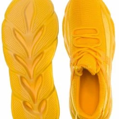 La Shailah Brave12 Chunky Elastic Mesh Sneaker - Unisex Sculpted Outsole Shoes