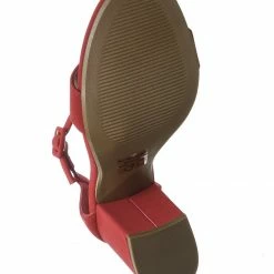 Delicious Iris Open Toe Chunky Heel Sandals - Women's 2 Piece Ankle Strap Dress Shoes