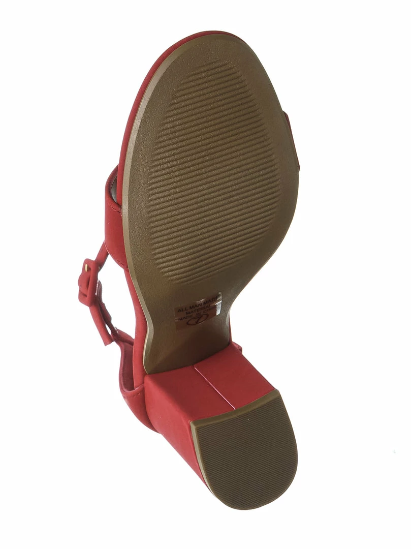 Delicious Iris Open Toe Chunky Heel Sandals - Women's 2 Piece Ankle Strap Dress Shoes