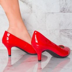 Forever Link Debbi32 Low Heel Round Toe Pump - Women Slip On Dress Shoes