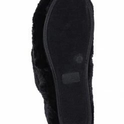 Bamboo New Warmness05 Fluffy Faux Rabbit Fur Sandal - Flatform Thong Flip Flop Slipper