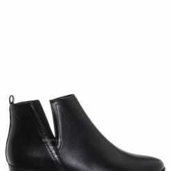 Soda Rapid Slip On Cut Out Bootie - Western Chelsea Split Shaft Ankle Boot