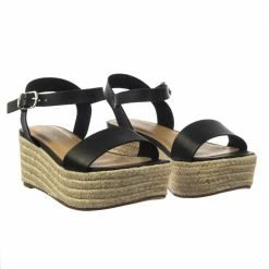 Soda Picosa Espadrille Wrap Flatform Sandal - Womens Flat Platform