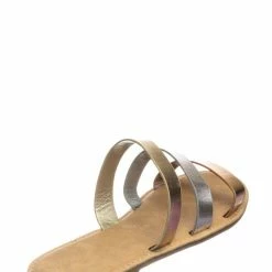 Sunny Feet Waterfront70 3 Strap Open Toe Slide In Sandal - Women Color Block Slippers