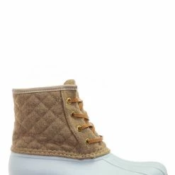 Top Moda Leo2 Waterproof Lace Up Boots - Quilted Felt Lining Ankle Height Bootie