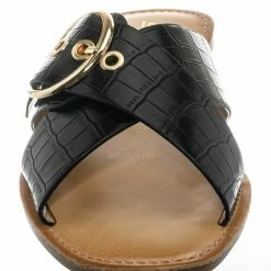 Soda Oregan Vintage Croco Slide In Slipper - Women Slipper Cross Strap Sandal New