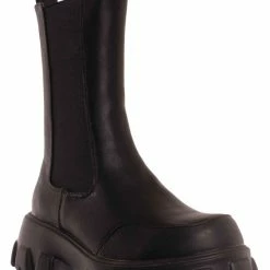 Bamboo New Tetris09 Calf High Chelsea Unisex Dress Boots