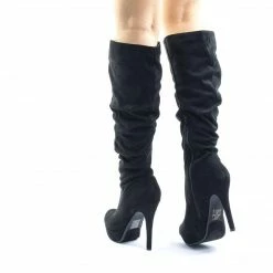 City Classified Partial Over Knee High Heel Slouch Boots, High Heel Platform Pump New