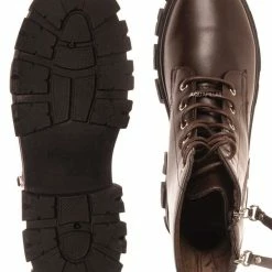 Forever Link Atlantic06 Double Zipper Lace Up Combat Bootie New