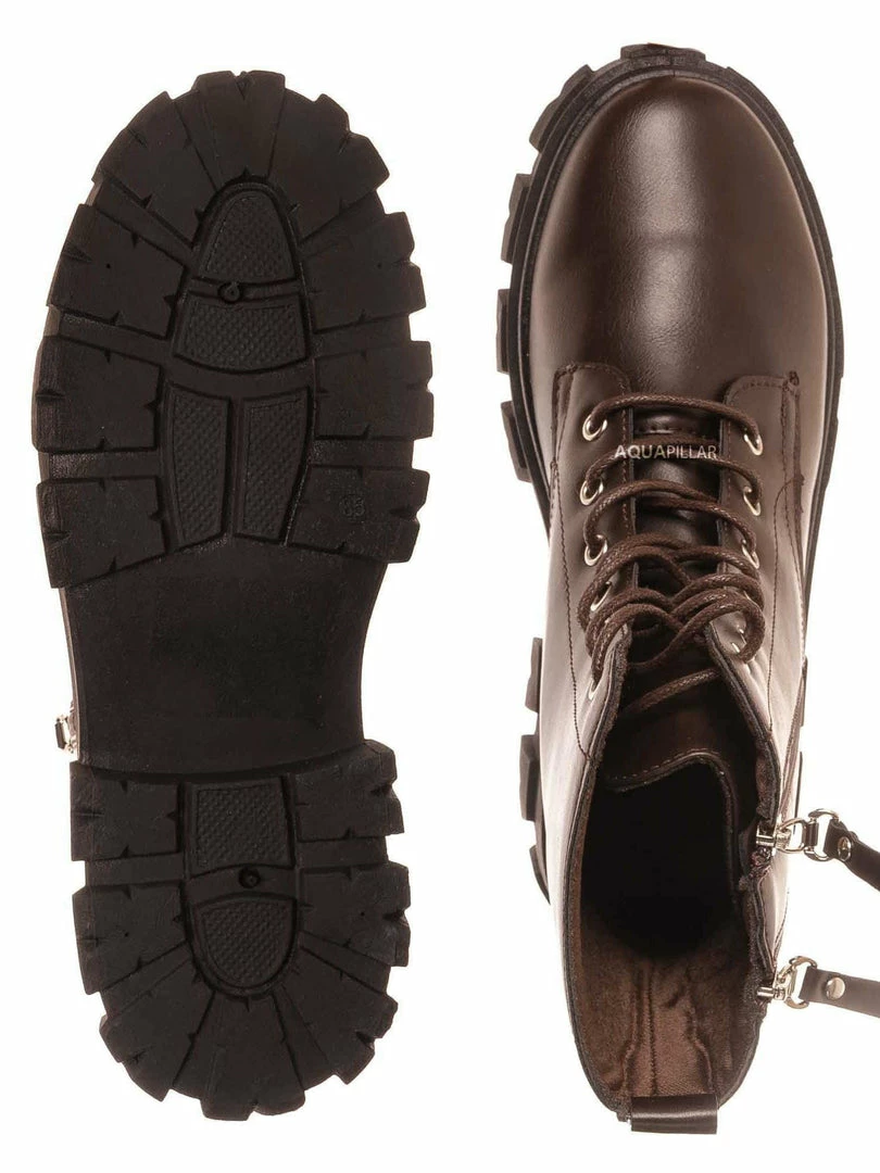 Forever Link Atlantic06 Double Zipper Lace Up Combat Bootie New