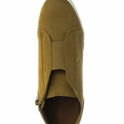 Soda Vesper Hidden Wedge Heel Sneakers - Women Sporty Elastic Shootie