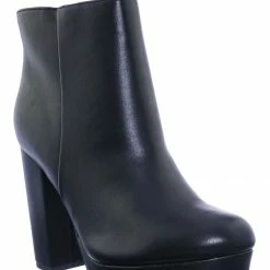 Delicious New Meeting Chunky Block Heel Platform Dress Bootie - Women Round Toe Dress Shoe