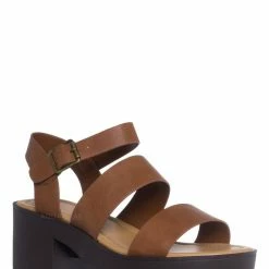 Soda Account Gladiator Lug Sole Clog Sandal, Women Open Toe Shoe New