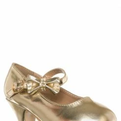 Forever Link New Dana62K Children Girl Rhinestone Round Toe Mary-Jane Dress Pump W Platform