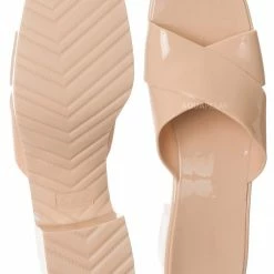 Glaze Delana3 Jelly Block Heel Clogs - Women Slip On Sandal