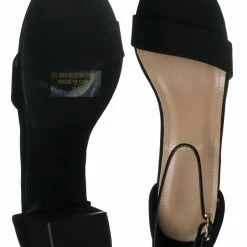 Top Moda Delia1 Block Heel Two Piece Sandal - Women Dress Shoes