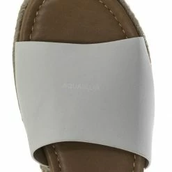 Bamboo New Sensational1 Strappy Espadrille Flatform - Jute Braid Platform Sandal