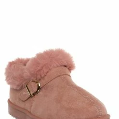 Forever Link Annie52 Faux Fur Shootie Slipper - Men Women Shearling Bootie