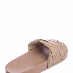 Forever Link Comex11 Oversized Weave Flat Footbed Sandal - Women Wove Slipper Summer Shoe New