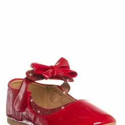 Lucky Top Hilton1K Children Flat Mary Jane, Girl Kids Cute Glitter Shoes New