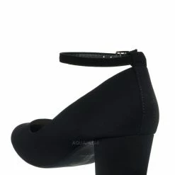 CityClassified New Ryan Block Heel Ankle Strap Pump - Women Comfort Foam Padded Shoes