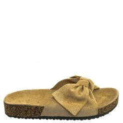 Forever Link Berk24 Molded Footbed Slipper Sandal - Women Comfort Contour Cork Slip On Shoes