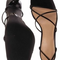 X2B Kimm1 High Heel Leg Wrap Lace Up Sandal, Womens Dress Shoes New